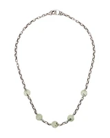 Loire Chain Green Prehinite Necklace