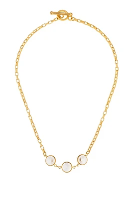 Loire Crystal Trio Necklace