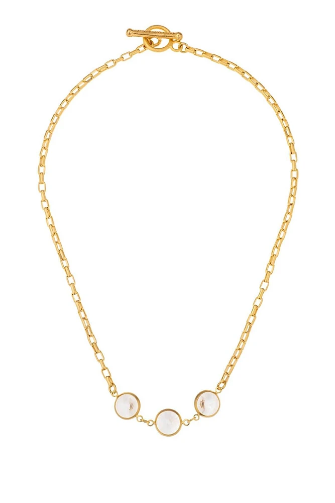 Loire Crystal Trio Necklace