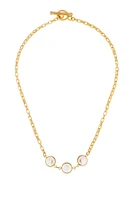 Loire Crystal Trio Necklace