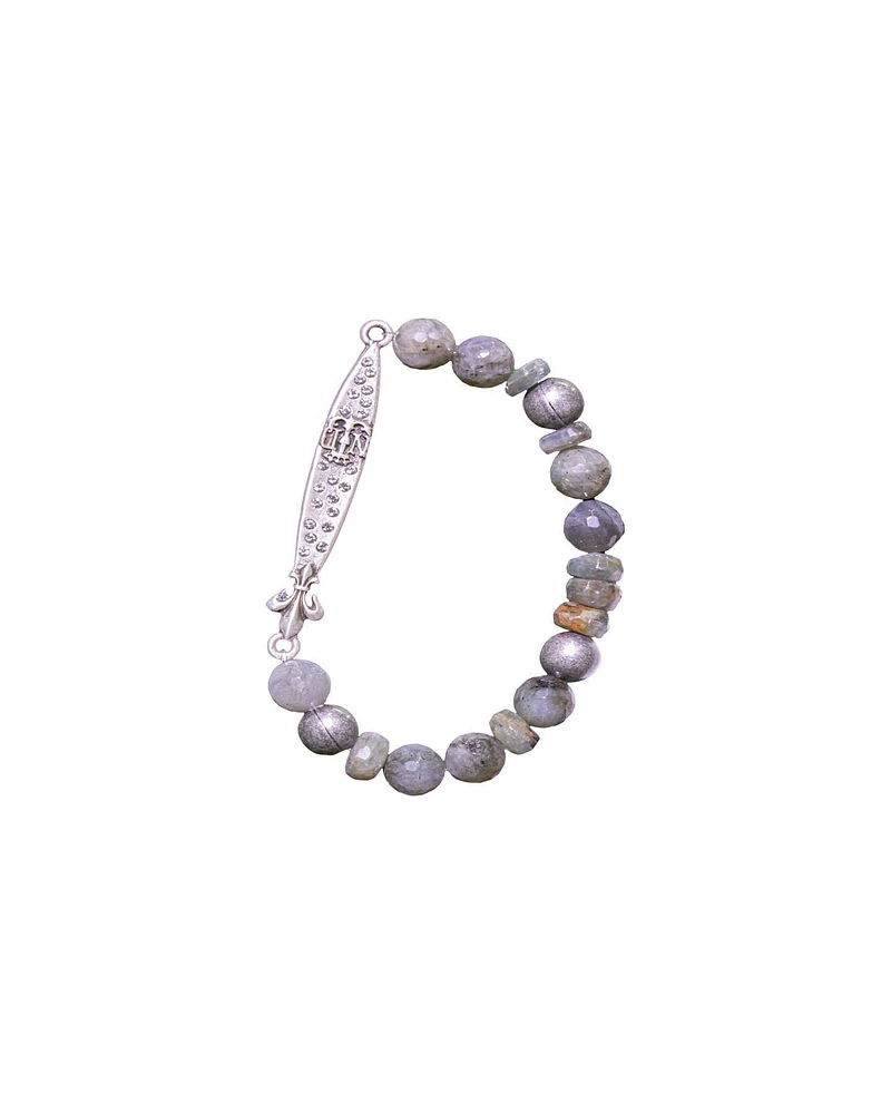 Moonlight Mix With Pointu Pendant Bracelet