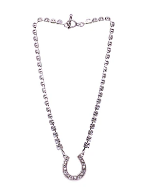 Swarovski With Swarovski Horseshoe Pendant