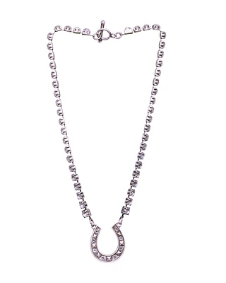 Swarovski With Swarovski Horseshoe Pendant