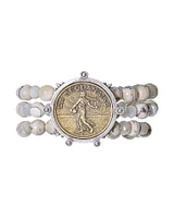 Triple Strand La Lune Mix Bracelet