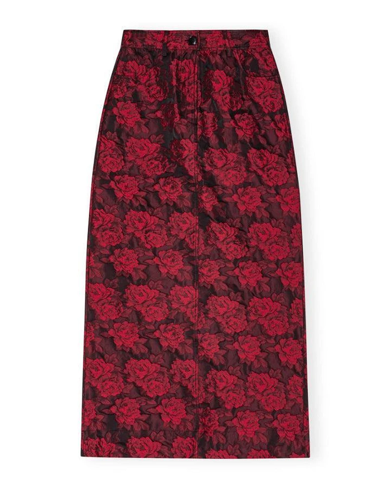Ganni Botanical Jacquard Long Skirt