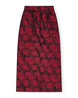 Ganni Botanical Jacquard Long Skirt