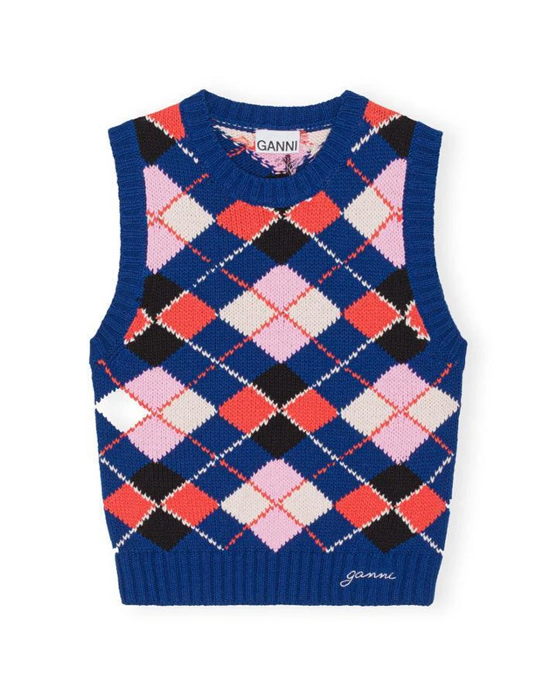 Graphic Sodalite Blue Vest