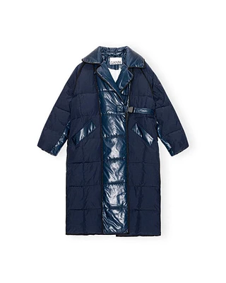 Ganni Mix Oversized Puffer Coat