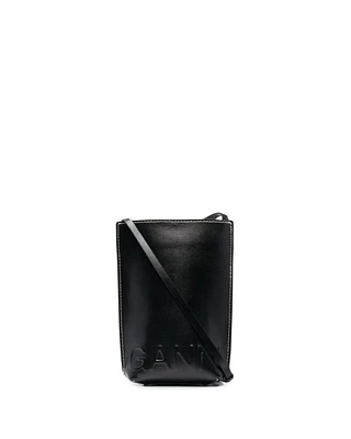 Ganni Small Recycled Leather Crossbody Bag