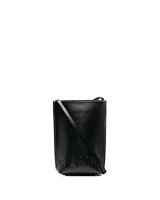 Ganni Small Recycled Leather Crossbody Bag