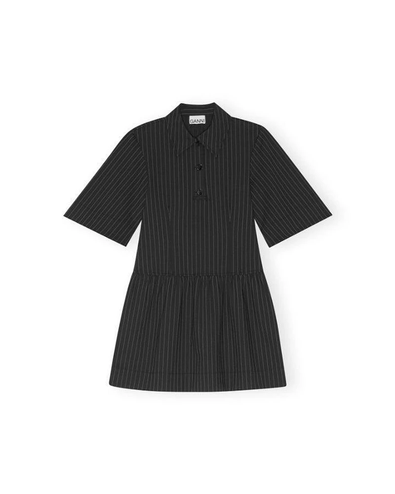 Ganni Striped Mini Dress