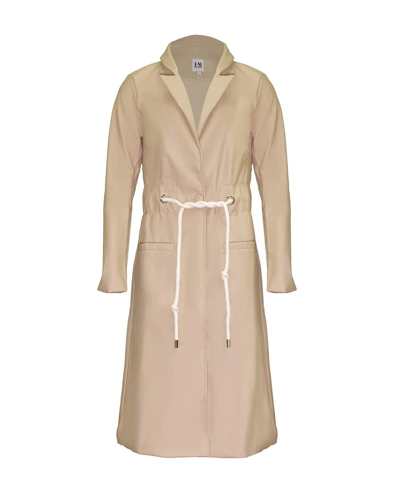 Cord Tie Trench Coat