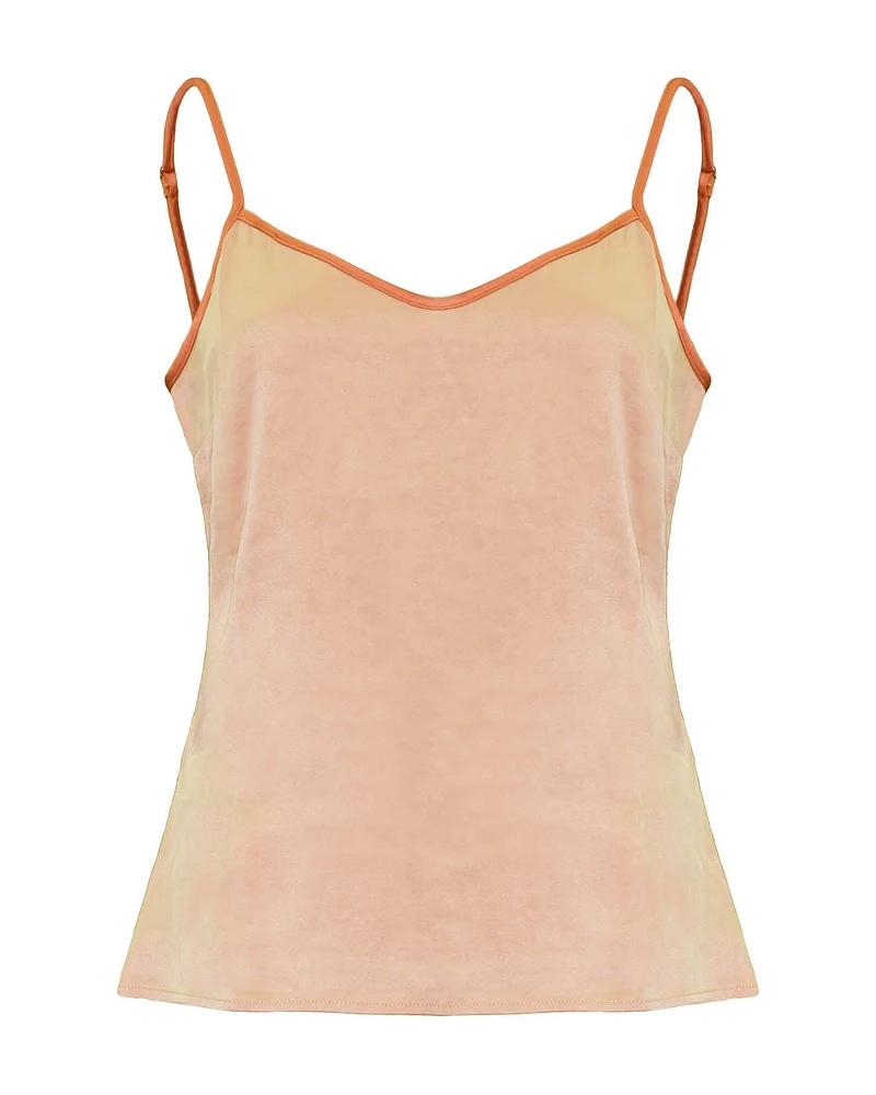Two Tone Camisole Slip Top