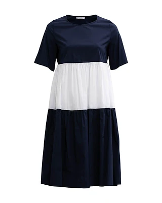 Baby Doll Color Block Dress