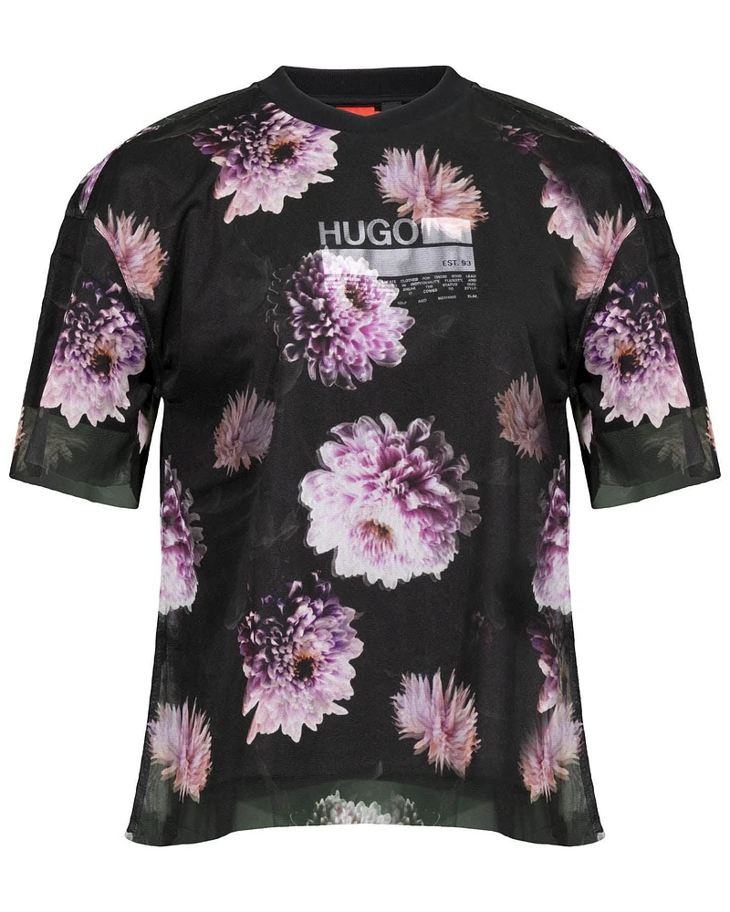 Barje Mesh Print T-Shirt