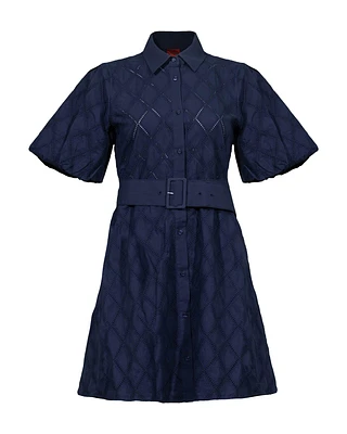 Kyna Eyelet Shirt Dress