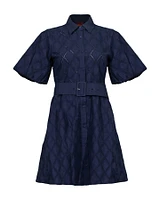 Kyna Eyelet Shirt Dress