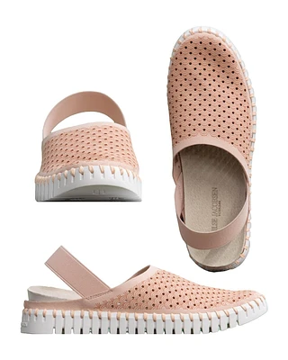 Tulip Backsling Slip-On Shoes