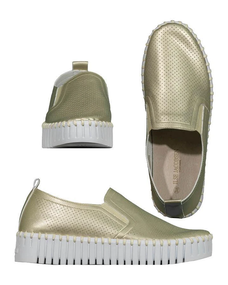 Tulip Perforated Platform Loafer