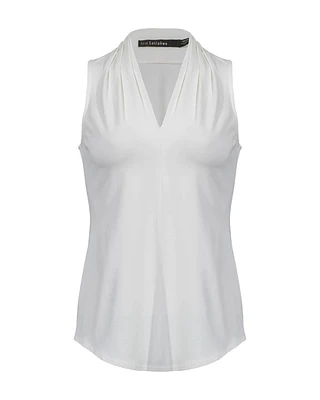 Jersey Pleated Tank Top