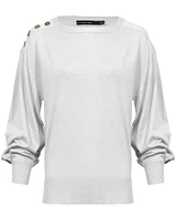 Long Puff Sleeve Pullover