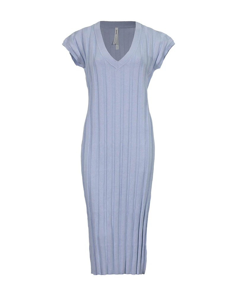 V-Neck Knit Dress