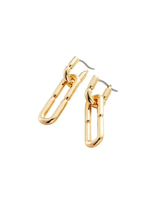 Balloon Link Detachable Earrings Gold
