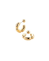 Balloon Link Hoops Small Gold