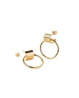Faye Knockers Earrings Gold