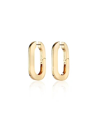 Jenny Bird Mega U-Link Earrings Gold