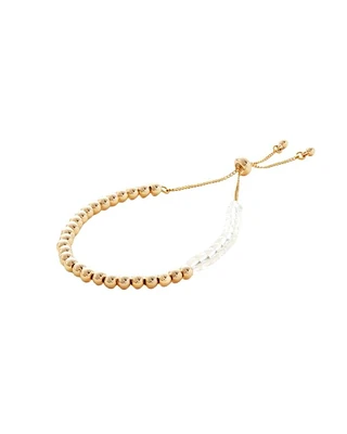 Pia Gold-Clear Bracelet