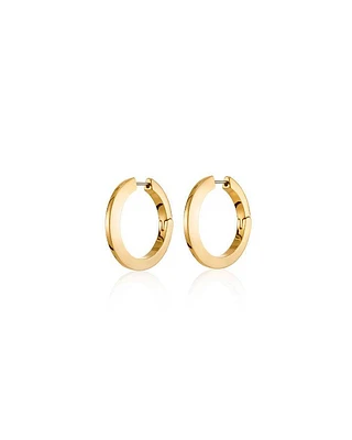Jenny Bird Toni Hinged Hoop Earrings Gold