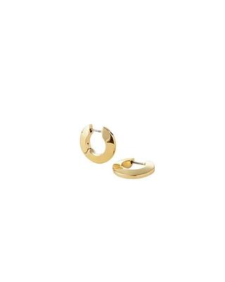 Toni Small Hinged Gold Hoops