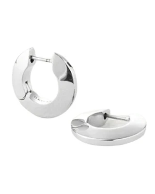 Toni Small Hinged Siliver Hoops