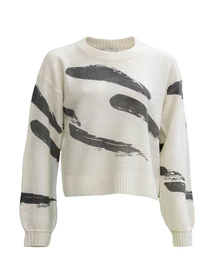 Hassina Printed Sweater
