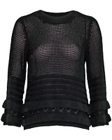 Nico Knit Ruffle Pullover