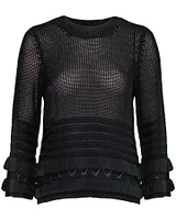 Nico Knit Ruffle Pullover