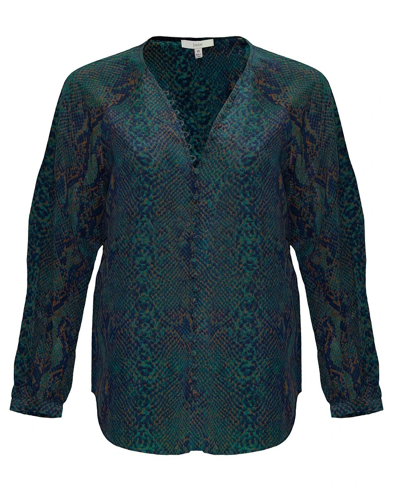 Shariana Snake Print Blouse