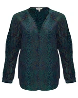 Shariana Snake Print Blouse