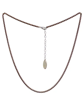Braided Oxidized Bronze Chain