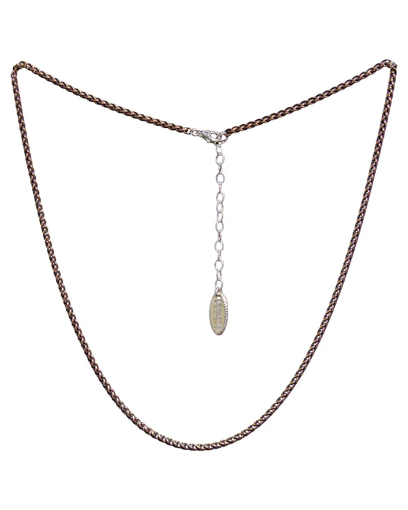 Braided Oxidized Bronze Chain