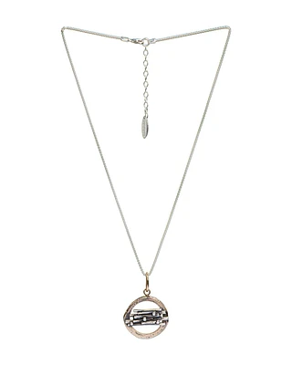 Bronze Circle Necklace