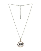 Bronze Circle Necklace