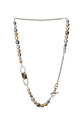 Champagne and Pearls Necklace