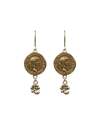 Coin Drop Dangle Earrings