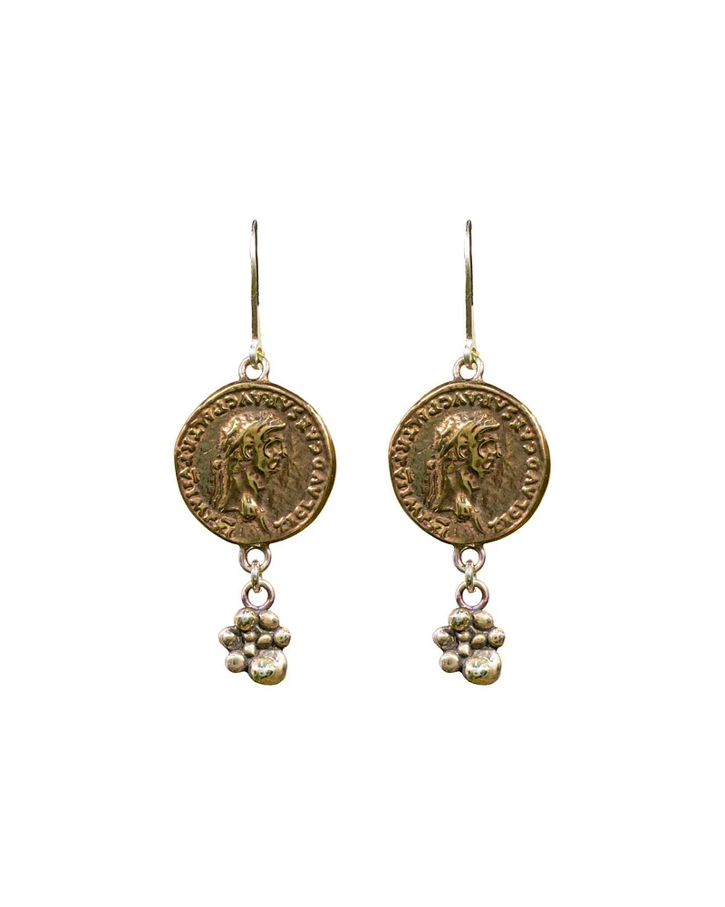 Coin Drop Dangle Earrings