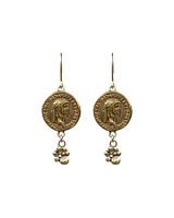 Coin Drop Dangle Earrings
