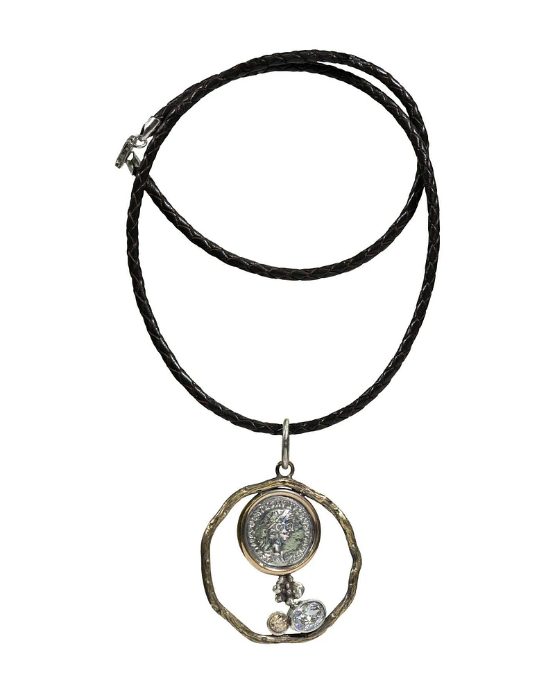Coin Mixed Media Necklace