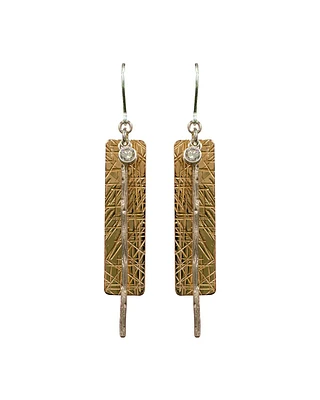 Rectangle Drop Earrings