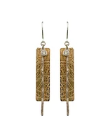 Rectangle Drop Earrings